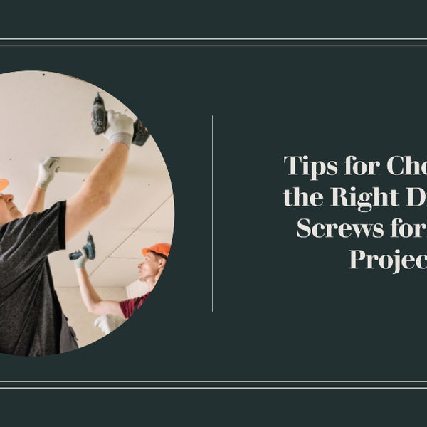 Tips for Choosing the Right Drywall Screws for Your Project