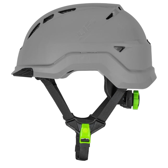Lift Safety Radix Grey Safety Vented Helmet- HRX-22YC2