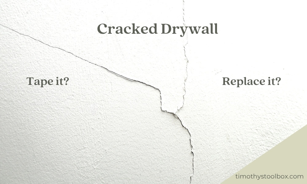 Cracked Drywall: Replace It or Tape It?