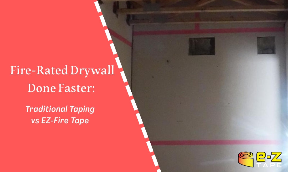 Mudless EZ-Fire Tape: Faster, Mudless Fire-Rated Drywall Joints — Timothy's Toolbox