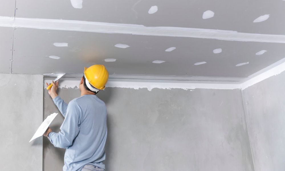 4 Tips for Patching and Repairing Drywall on the Ceiling — Timothy's ...
