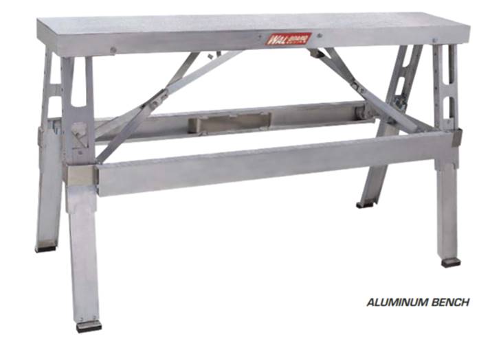 Adjustable Height Drywall Benches | Timothy's Toolbox