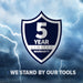 Asgard Taping Tools have a 5 year Warranty