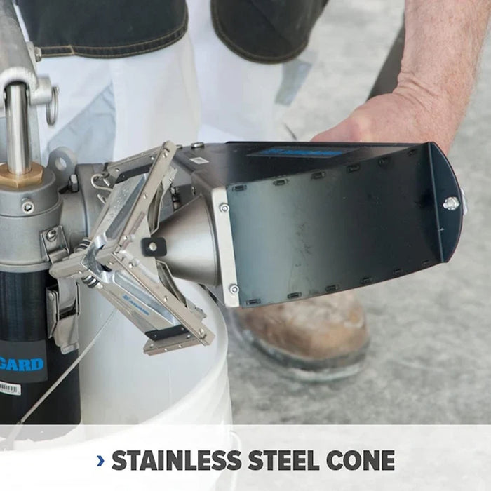 Asgard CA08-AD 8-inch angle box corner applicator has a stainless steel cone