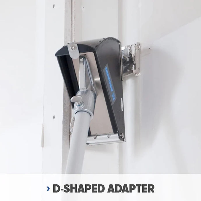 Asgard CA08-AD 8-inch angle box corner applicator has a D-Shaped Adapter