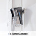 Asgard CA08-AD 8-inch angle box corner applicator has a D-Shaped Adapter