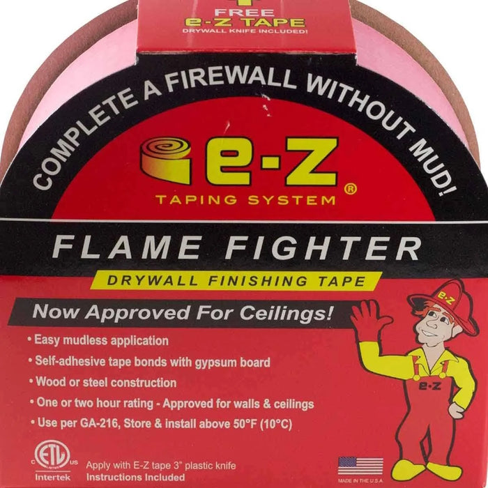 Mudless E-Z Flame Fire Rated Drywall Tape – No Mud Needed | 250' Roll — Timothy ...