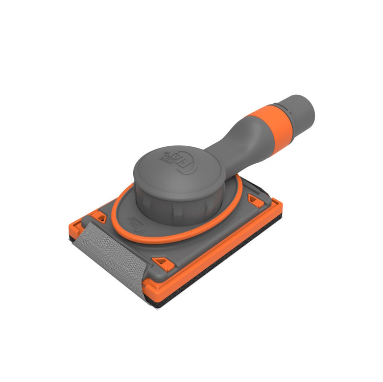 Full Circle Mini Flex Air drywall sander, compact dust-free detail tool with 70° sanding pad