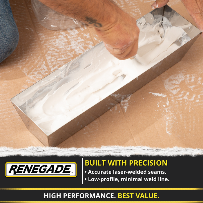 Renegade 12" Stainless Steel Mud Pan