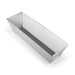 Renegade 12 inch stainless steel mud pan angled view, durable drywall finishing pan for joint compound