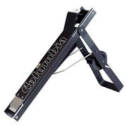 Close-up of Columbia semi-automatic taper tool with ergonomic handle for efficient drywall taping applications