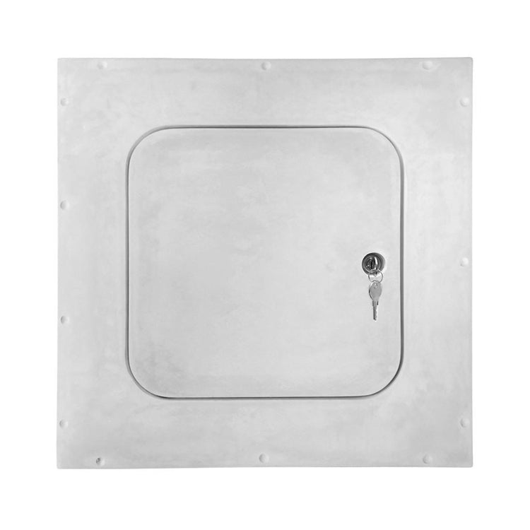 Stealth Hinged Access Panel 24x24 – Paintable GFRG with Key Latch