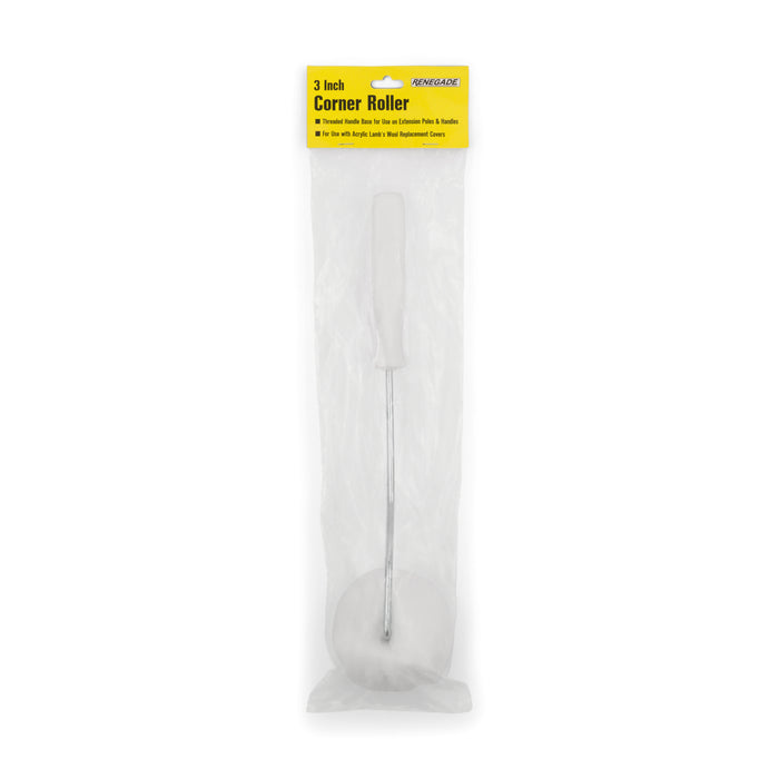 Renegade 3 inch drywall corner roller packaged, professional drywall finishing tool for inside corners