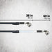 Asgard BBHE-AD extendable brakeless finishing box handle adjusts from 38-60 inches