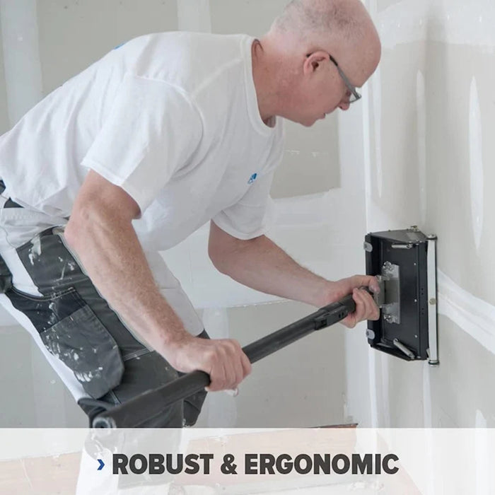 Asgard Brakeless Box Handle - Extendable used for professional drywall finishing