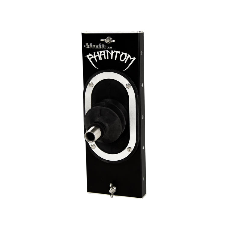 Billet aluminum Phantom sander head with brush skirt, vacuum port for 99% dust collection