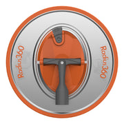 Full Circle Radius360 drywall sanding tool with 9-inch round die-cast aluminum head