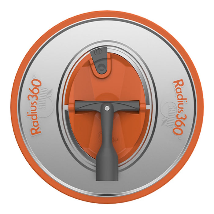 Full Circle Radius360 drywall sanding tool with 9-inch round die-cast aluminum head