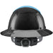 Rear view Lift Safety DAX Fifty50 hard hat with oversized LUX ratcheting dial