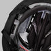 Inside liner of Lift Safety Radix helmet with comfort pads, suspension, and chin strap