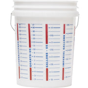 Marshalltown 5.28 Gallon Bucket with Graduation Marks and Reinforced Durability