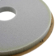 Porter-Cable sanding pad angled view showing foam backing and swirl-free finish design for use with Porter-Cable drywall sander