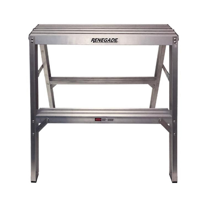 Renegade Tools 4' Step Up Aluminum Wide-Top Bench