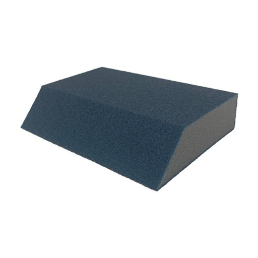 Wallvex Single Angle Medium Blue Sanding Sponge 3"x5"x1"- 24 pack