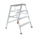 Sturdy Ladders 140 Series Aluminum Sawhorse Ladder Flat-Top 300 lb Rated  - 4' - Timothy's Toolbox