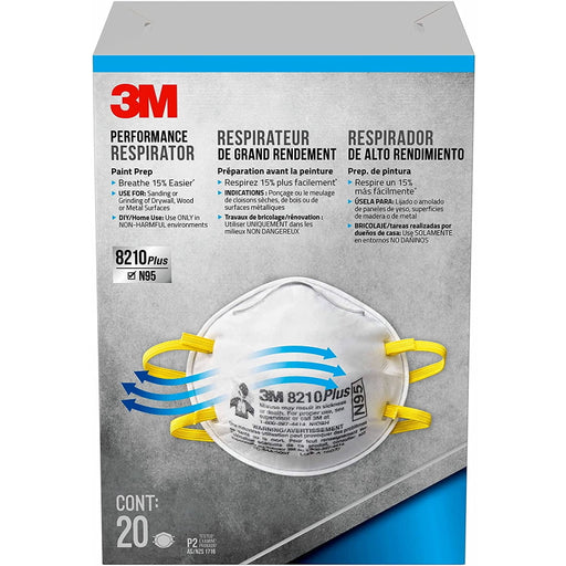 3M Particulate Respirator N95 8210 Plus