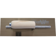 Marshalltown Golden Stainless Steel Finishing Trowel Wood Handle - 14" X 5"