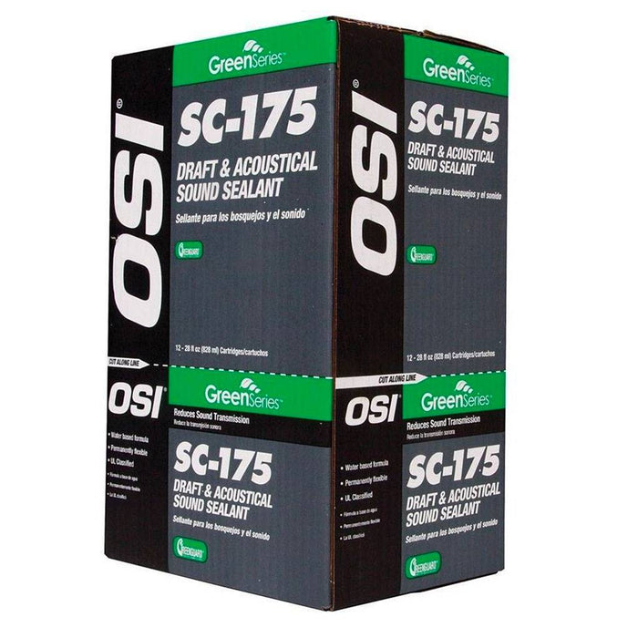 OSI SC-175 Green Series Acoustical Sound Sealant 28 Oz - Timothy's Toolbox