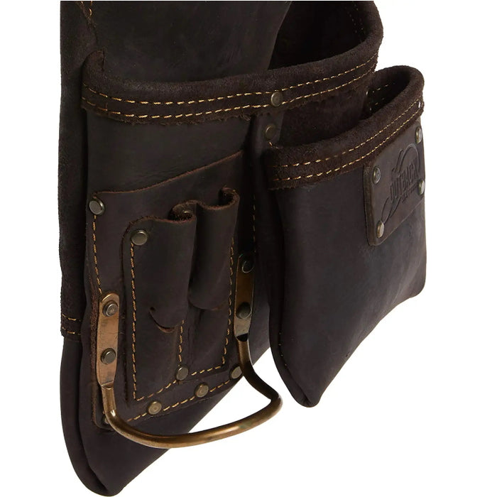 Ox Tools Pro 10-Pocket Tool/ Fastener Pouch - Oil-Tanned Leather OX-P263701