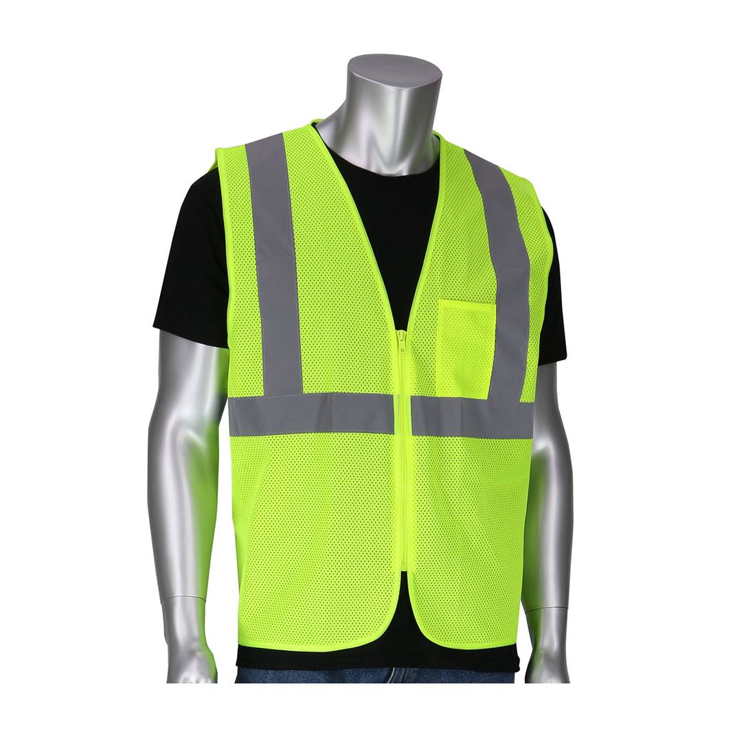 PIP 302-V100 Hi Vis Type R Class 2 Vest Safety Mesh- Yellow | Safety ...