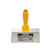 Renegade 8 inch stainless steel drywall finishing knife with non-slip textured grip handle