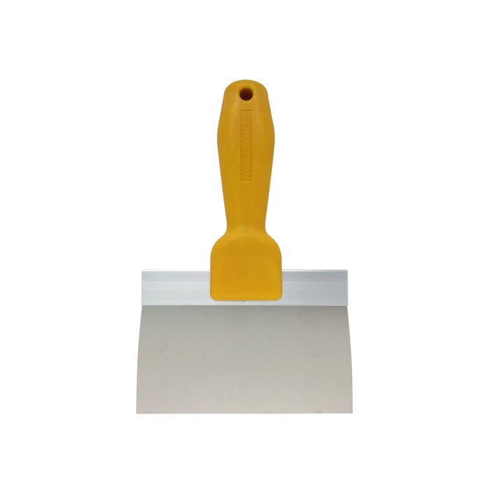 Renegade 6 inch stainless steel drywall taping knife back side