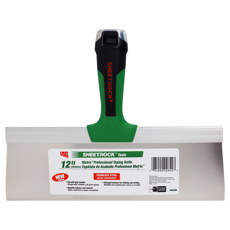 USG Sheetrock Tools Matrix Stainless Steel Drywall Taping Knives