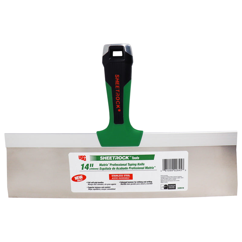 USG Sheetrock Tools Matrix Stainless Steel Drywall Taping Knives