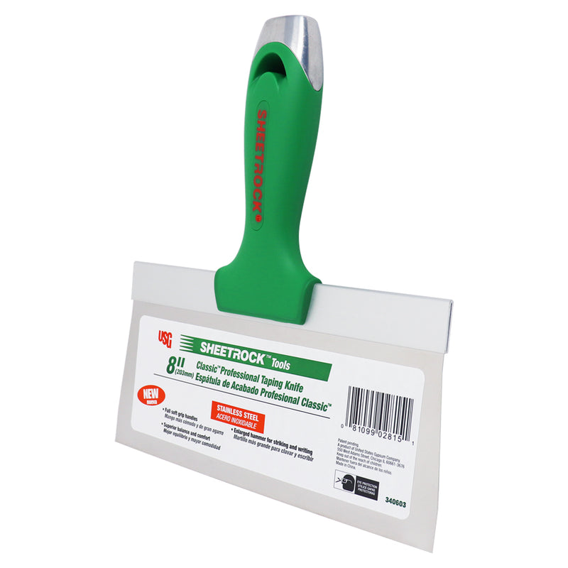 USG Sheetrock Tools 8" Classic Stainless Steel Drywall Joint Knife