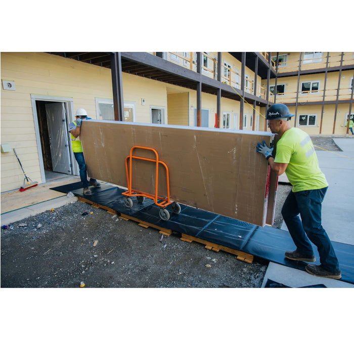 Combat Mat: A High Impact Jobsite Floor Reinforcer for Drywall Delivery