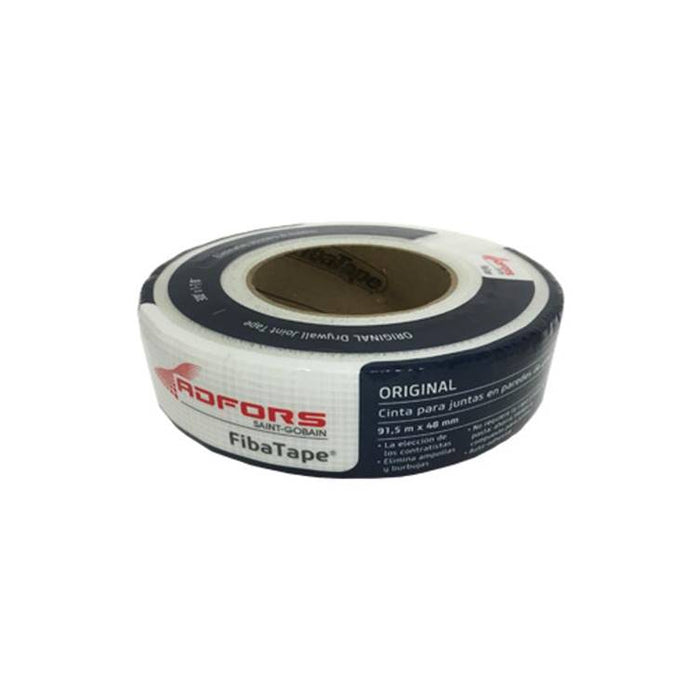 Fibatape FDW6581U Self Adhesive Drywall Joint Tape, White, 1.875 x 300