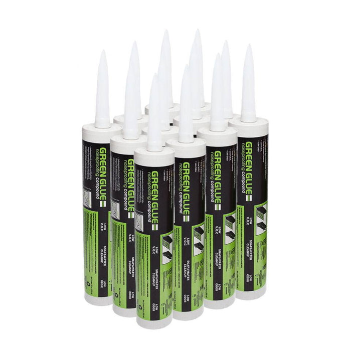 green glue noiseproofing compound - 6 tubes,net wt 28 fl.oz(828 ml)