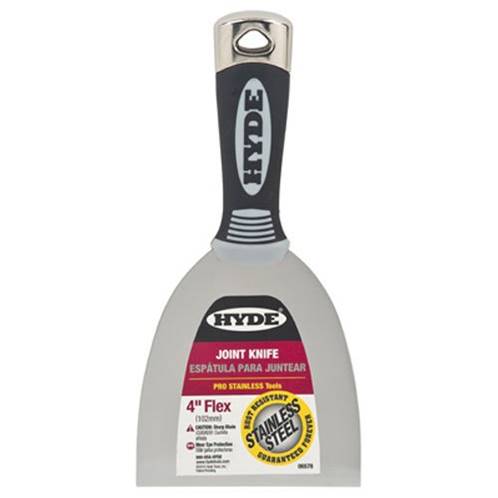 HYDE 06578 Flexible Pro Stainless Drywall Putty Knife 4" - Timothy's Toolbox