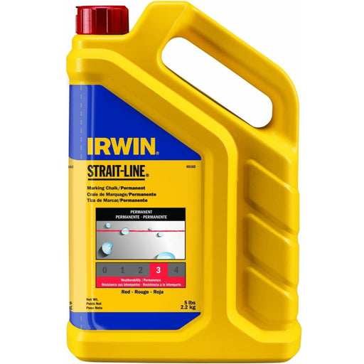 Irwin Strait-Line Permanent Red Marking Chalk - 5 lbs