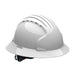 JSP Evolution Deluxe 6161 Full Brim Hard Hat - White - Timothy's Toolbox