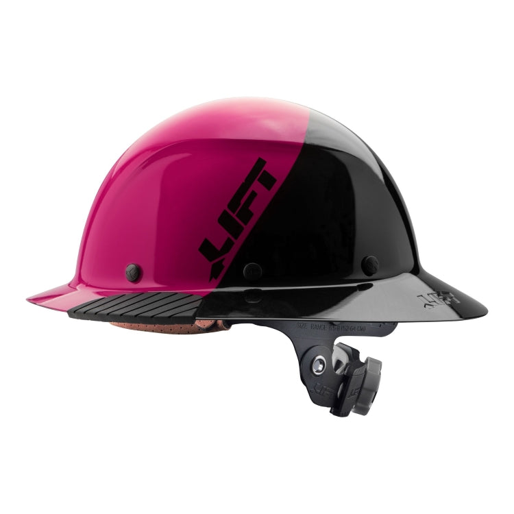 Lift Safety Dax 50/50 Full Brim Hard Hat Pink-Black HDF50-21PK