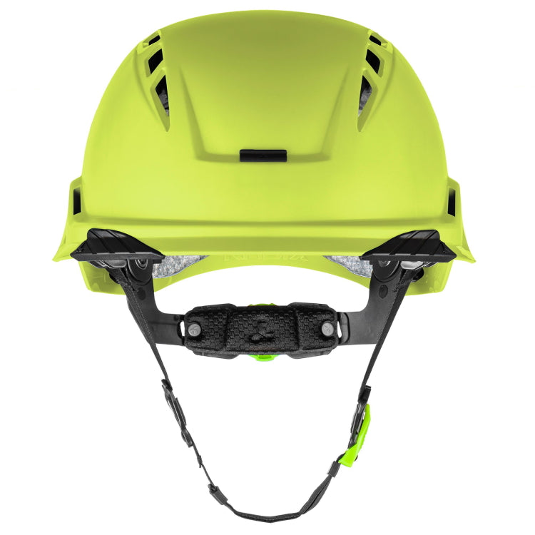 Lift Safety Radix Hi-Vis Yellow Safety Vented Helmet- HRX-22HVC2