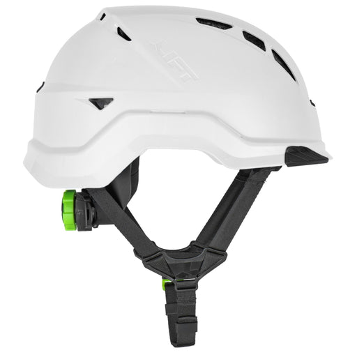 Lift Safety Radix White Safety Vented Helmet- HRX-22WX2