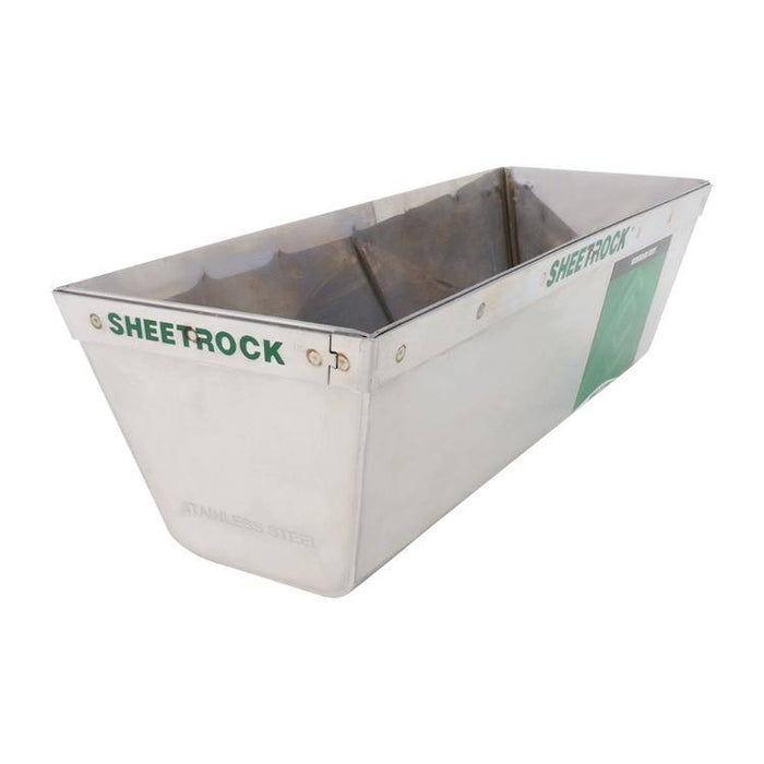 USG Sheetrock Matrix Stainless Steel Mud Pan with Reinforced Band 10" - Timothy's Toolbox