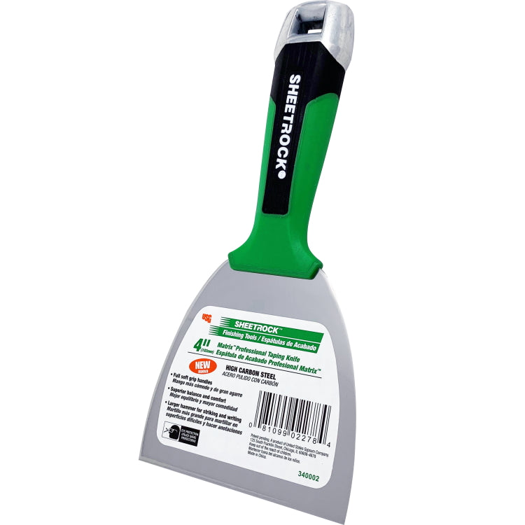 USG Sheetrock Tools 4” Matrix Carbon Steel Drywall Joint Knife